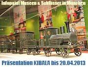 DB Museum Nürnberg stellt sein Kinder-Bahnland KIBALA im Infopoint Museen & Schlösser in München vor. Ausstellung noch bis zum 20. April 2013 (©Foto: MartiN Schmitz)